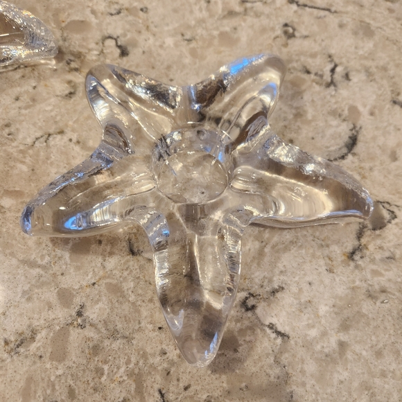 Simon Pearce starfish candle holders - Picture 3 of 4